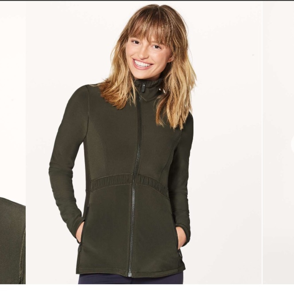 lululemon athletica Olive Green Utility Jacket